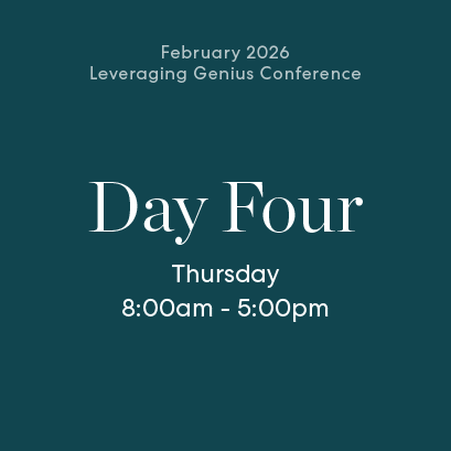 Leveraging Genius Conference Day Four