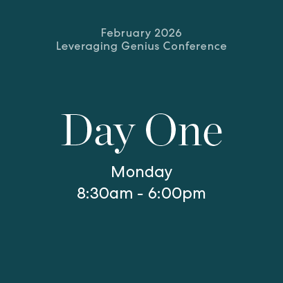 Leveraging Genius Conference Day One