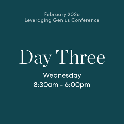 Leveraging Genius Conference Day Three